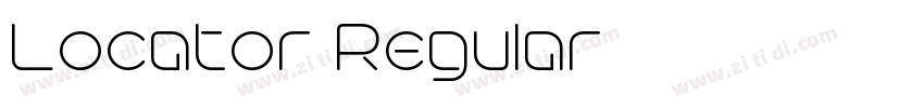 Locator Regular字体转换 Locator Regular字体转换